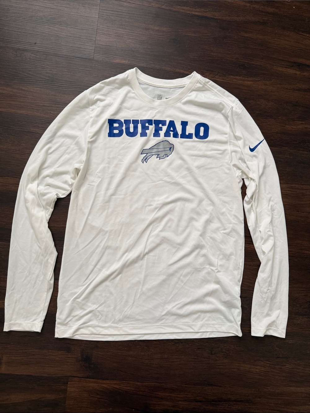 NFL BUFFALO BILLS NIKE RIVALRIES LEGEND LONG SLEEVE T-SHIRT - WHITE